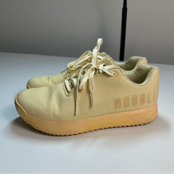 Nobull Impact Superfabric Trainers Butter Yellow Mens 9.5/ Womens 11 EUC - Picture 3 of 7